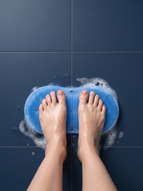 Cojín de Silicona para Exfoliación Corporal
