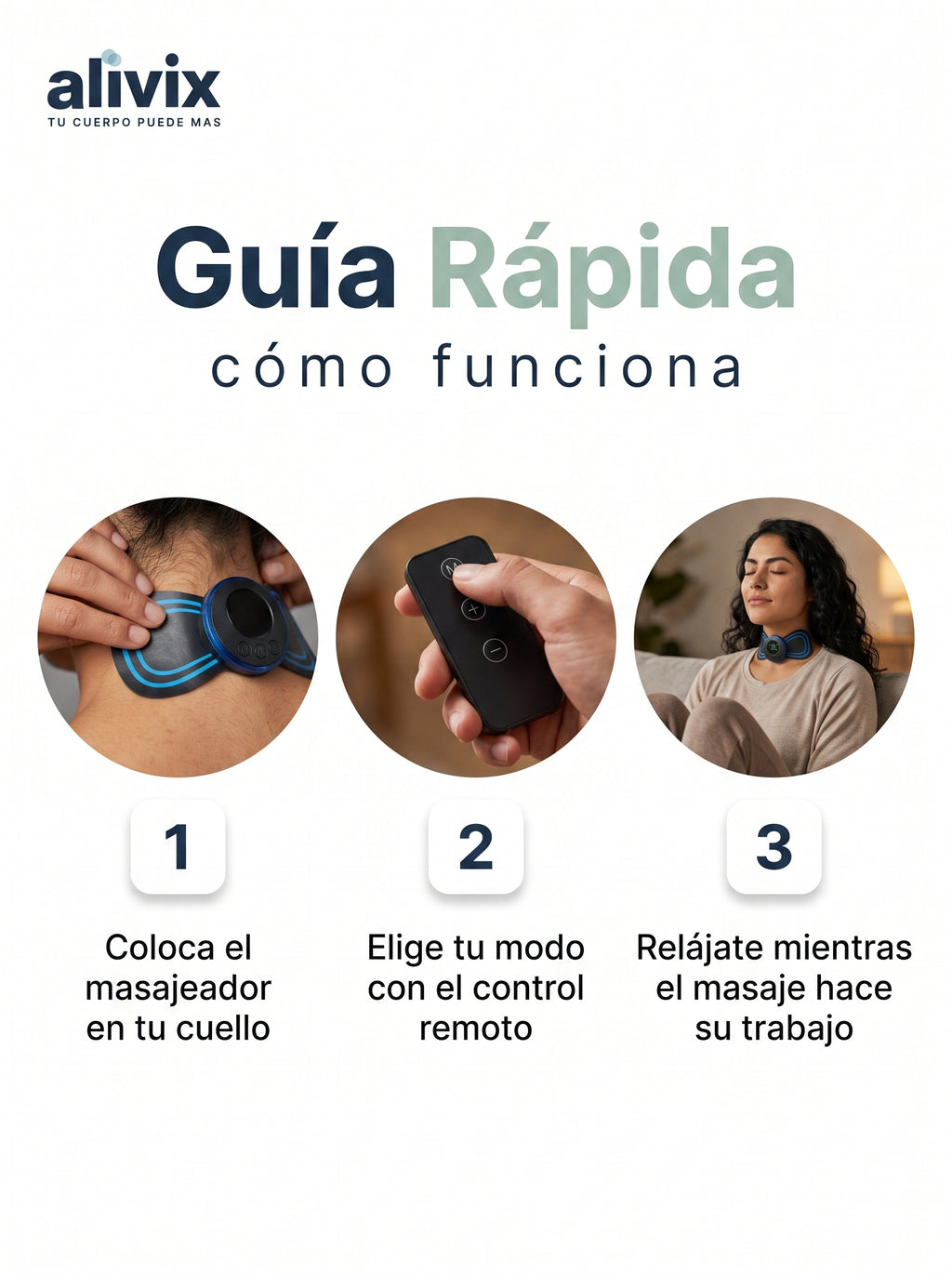Mini Masajeador Cervical Portátil Mariposa EMS
