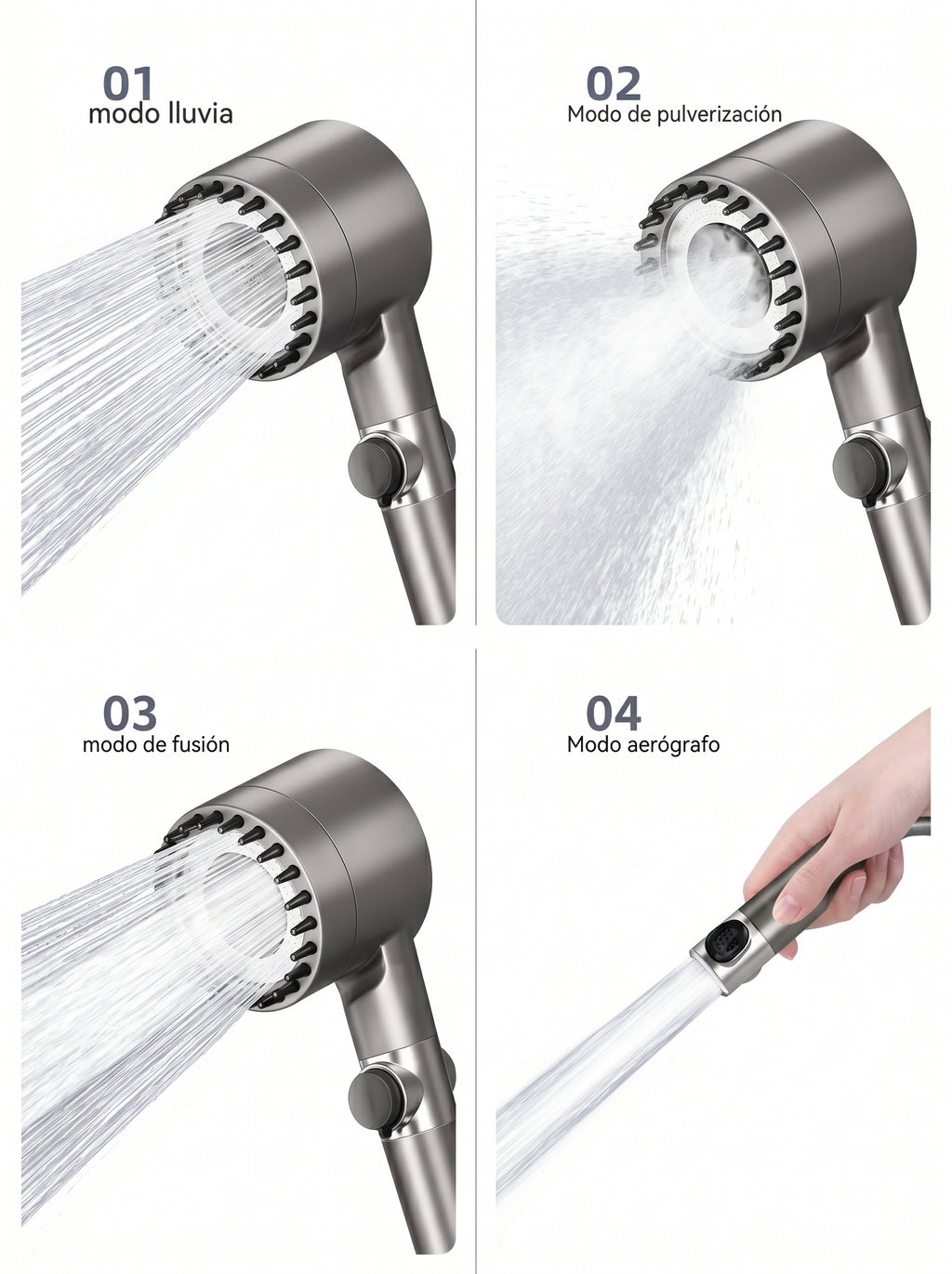 Regadera Ducha Masajeadora Baño