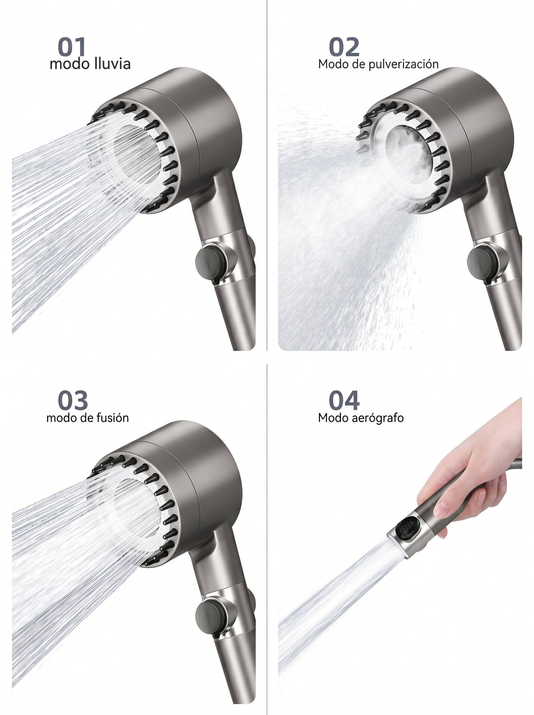 Regadera Ducha Masajeadora Baño