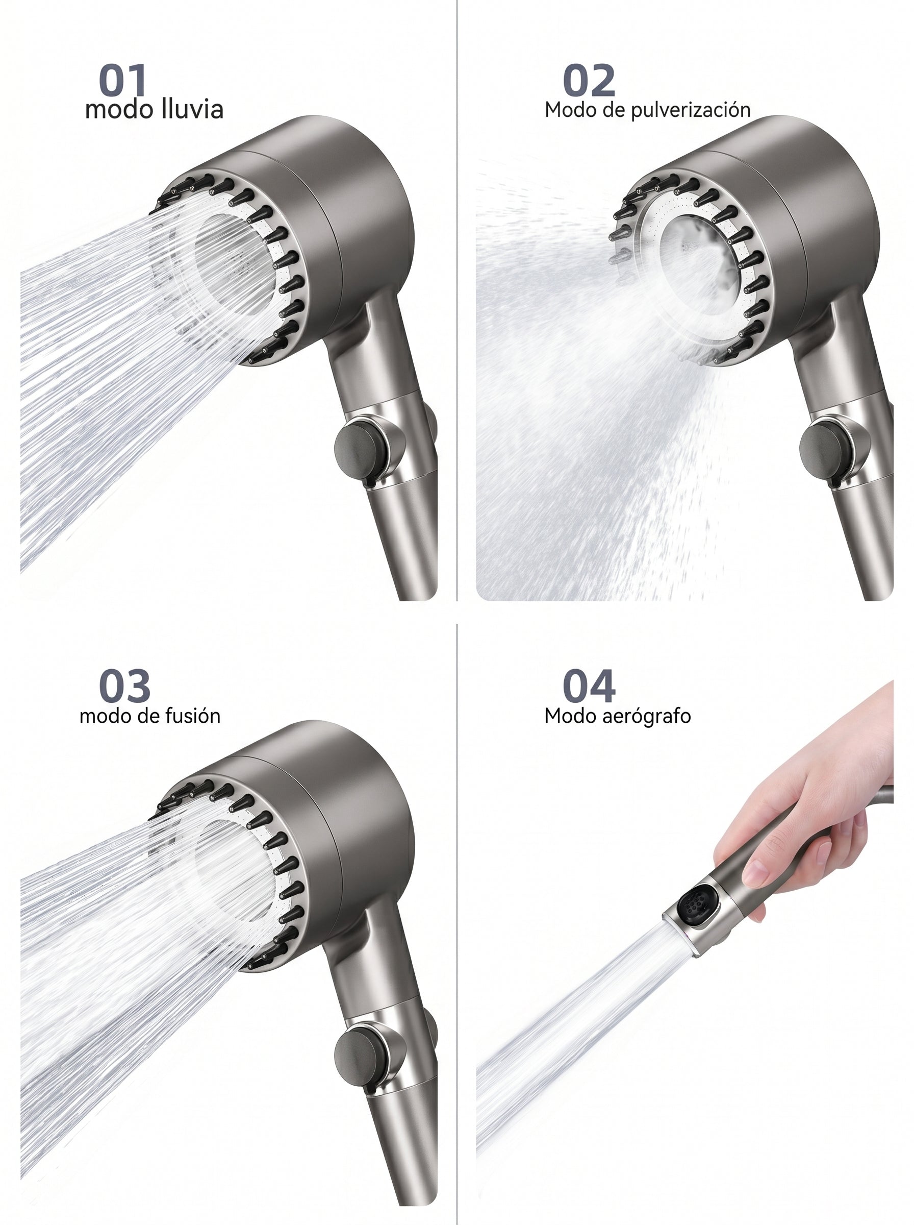Regadera Ducha Masajeadora Baño