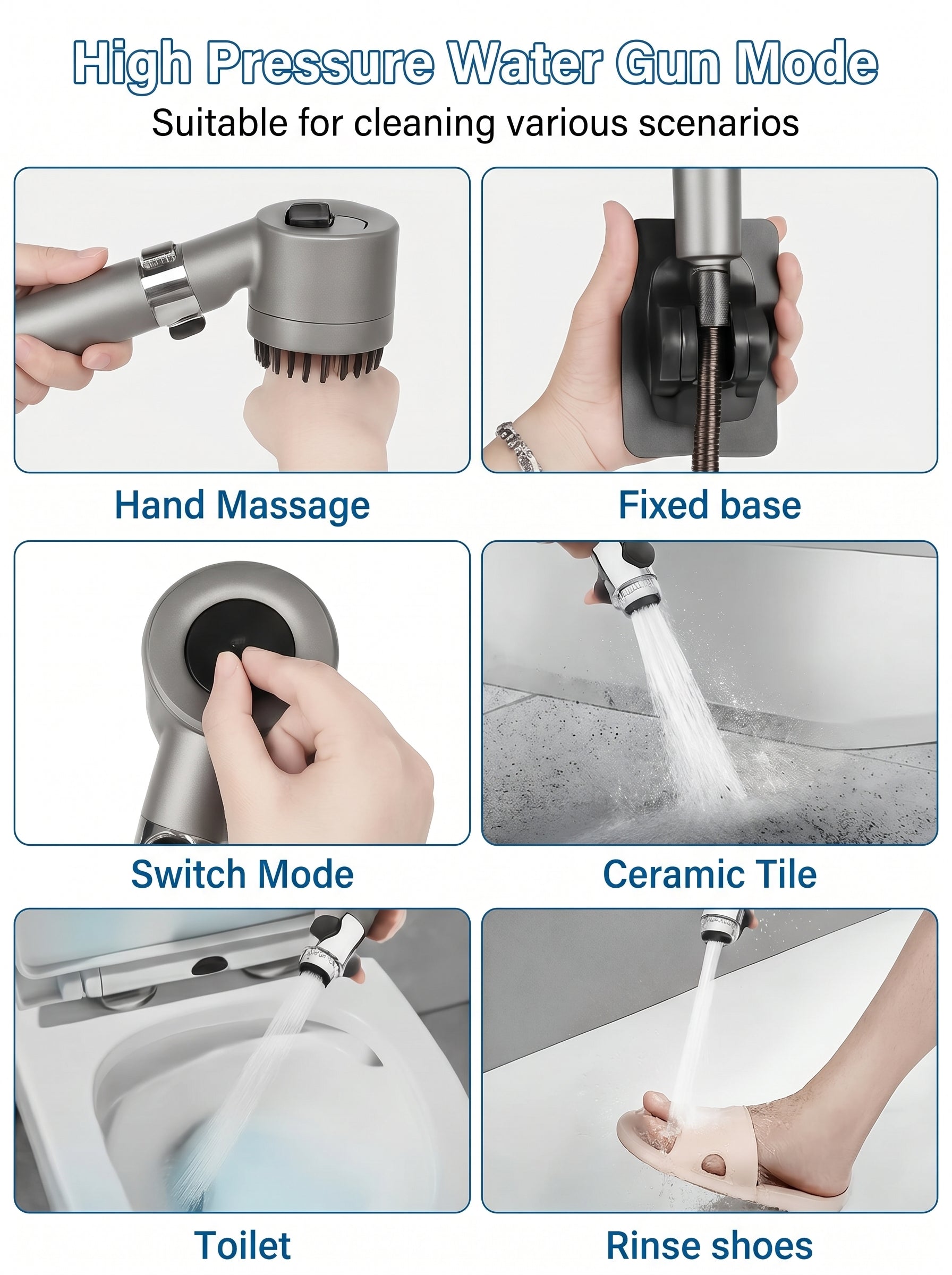 Regadera Ducha Masajeadora Baño