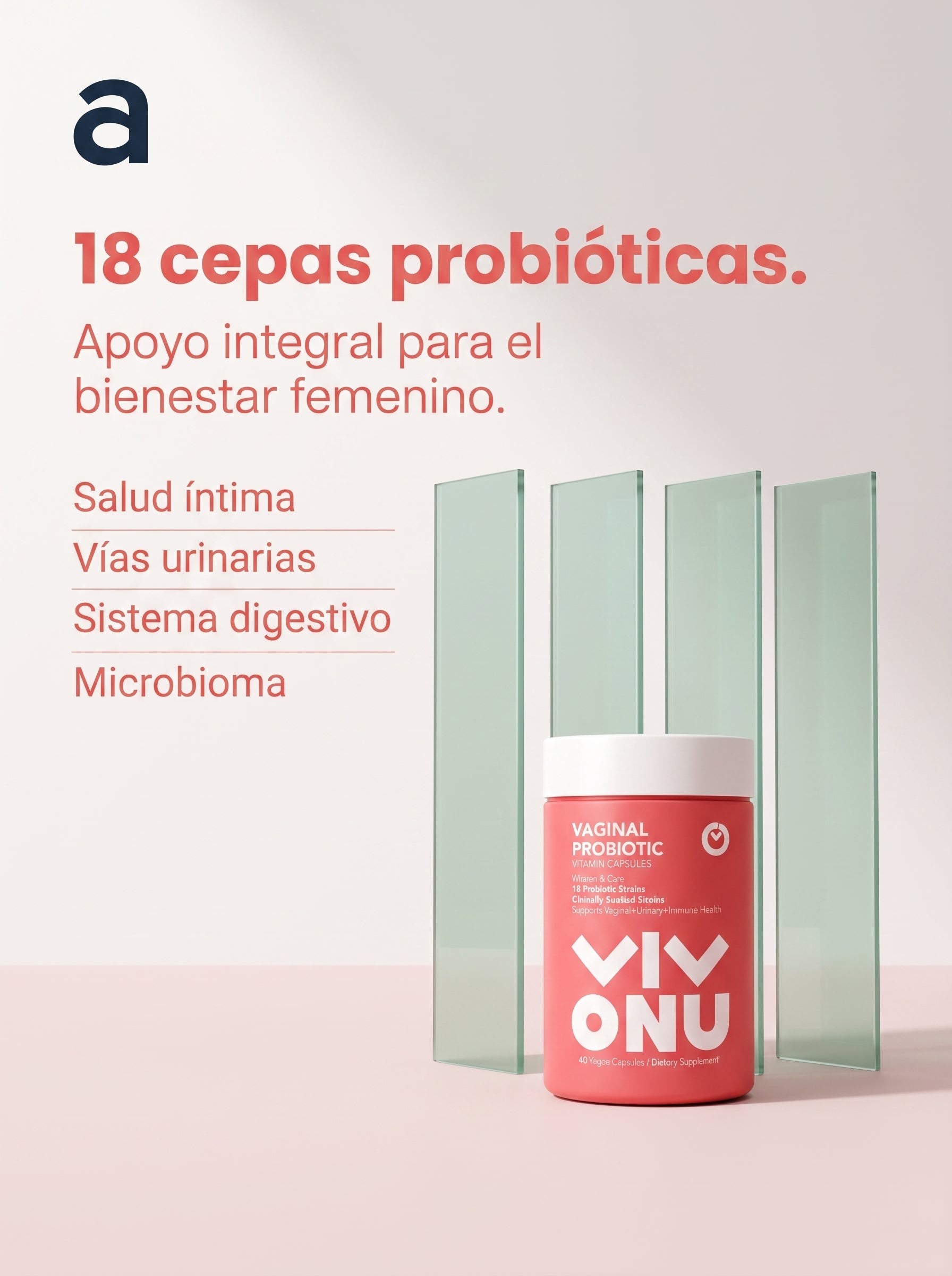 Vivonu Probioticos Mujer 60 Capsulas