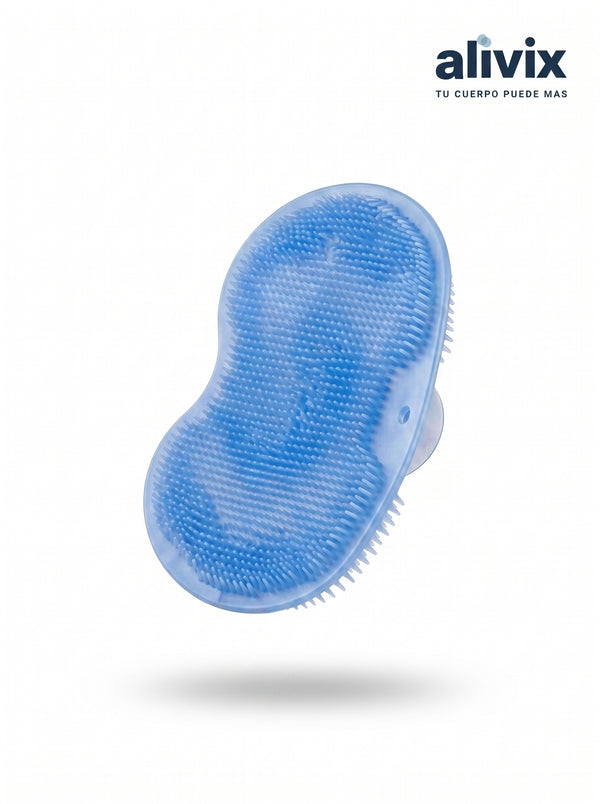 Cojín de Silicona para Exfoliación Corporal
