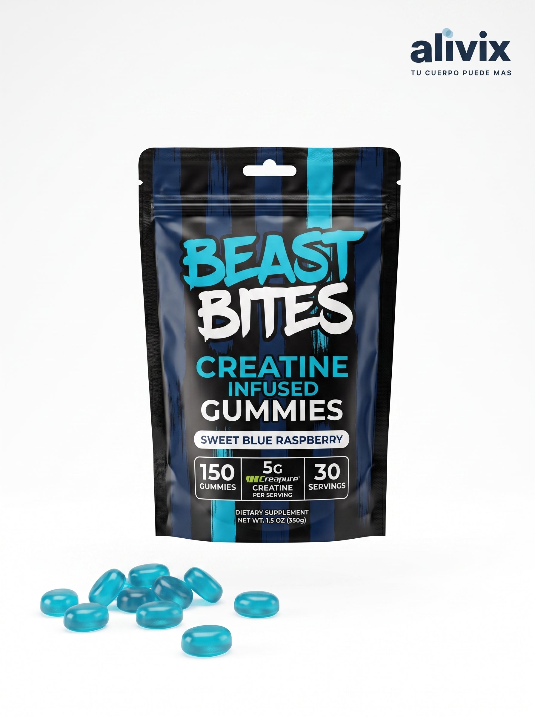 Suplemento Creatina Gomitas Beast Bites