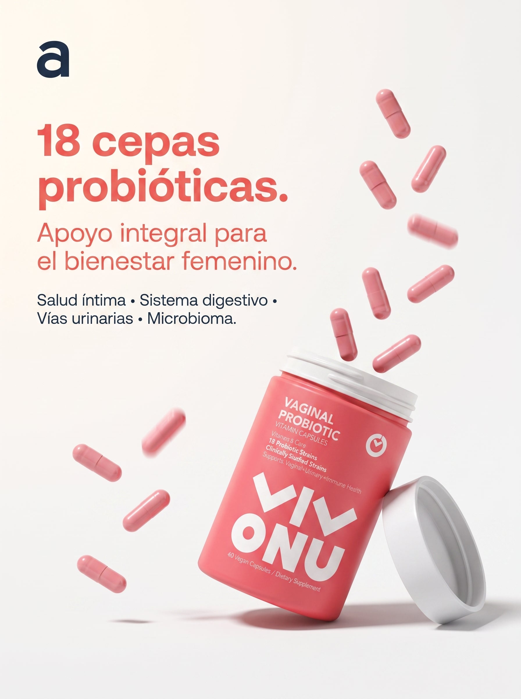 Vivonu Probioticos Mujer 60 Capsulas
