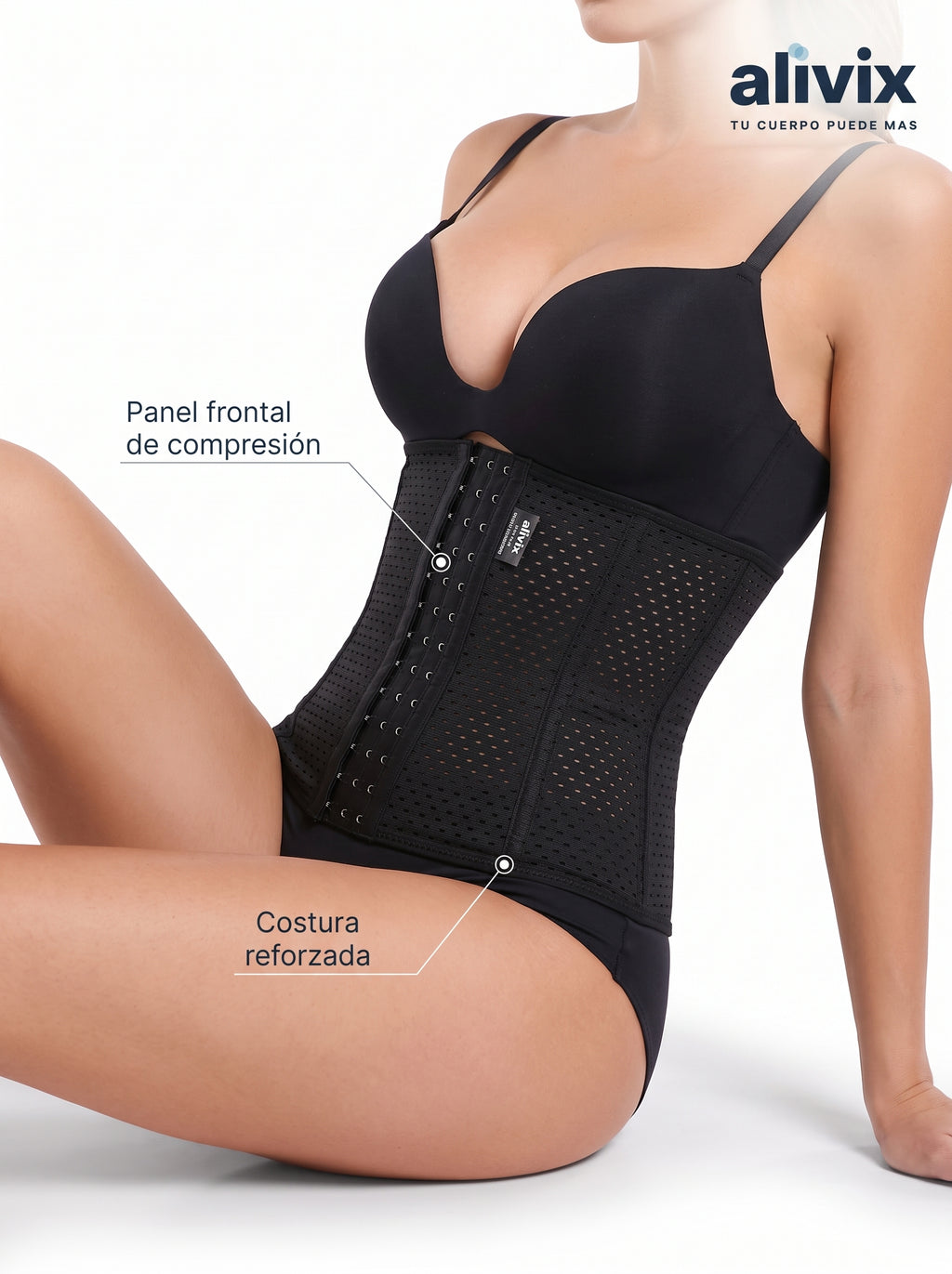 Faja Modeladora Cintura corset reductora