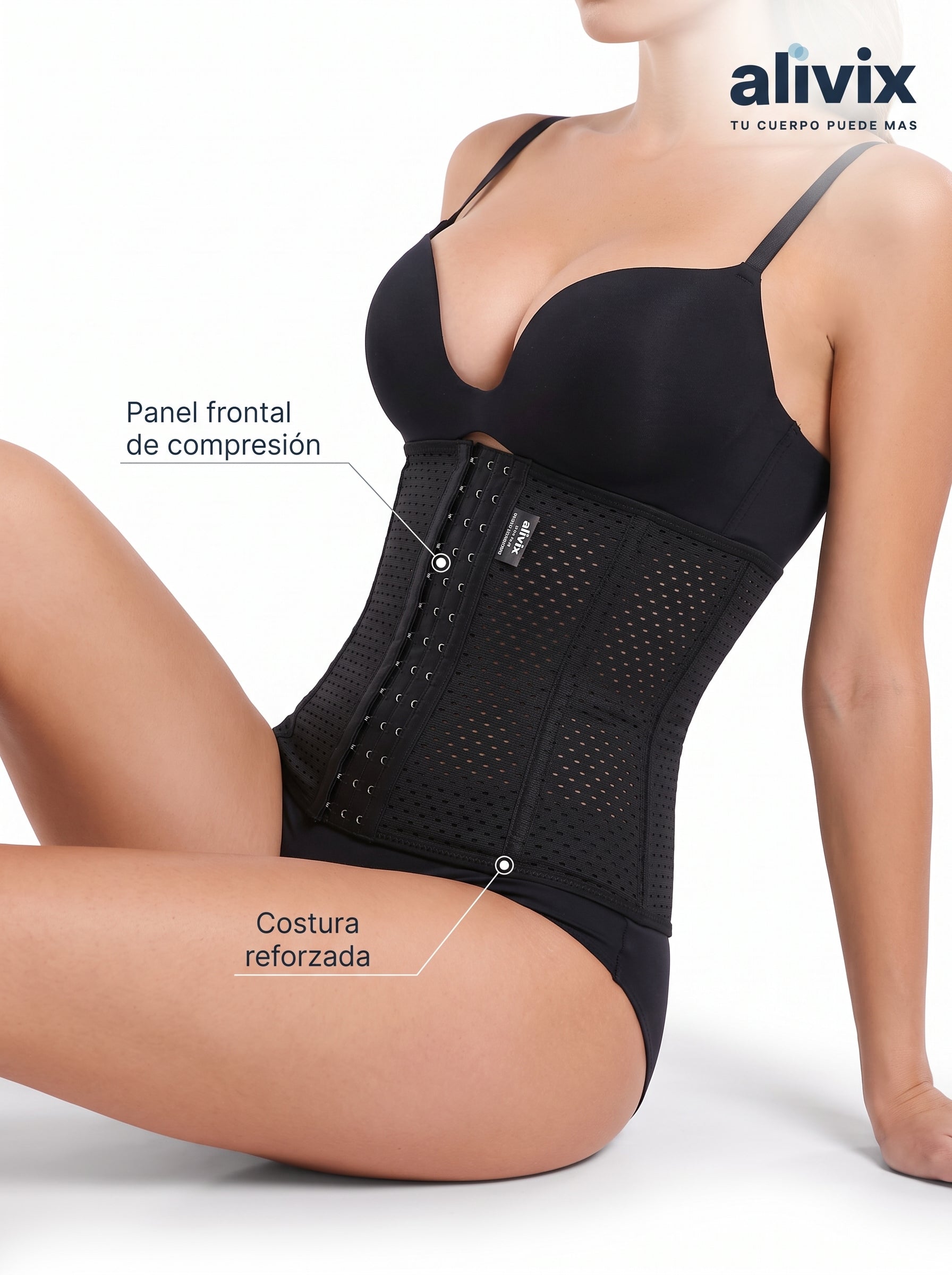 Faja Modeladora Cintura corset reductora