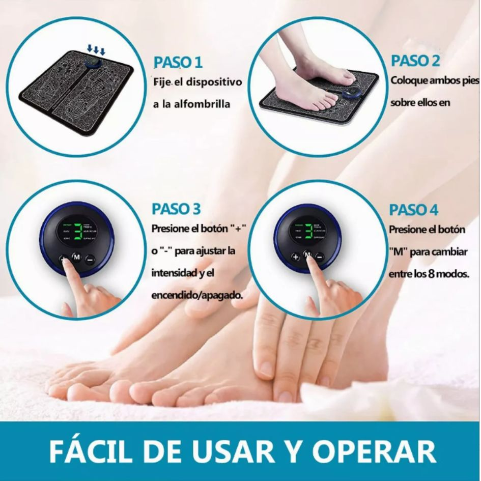 Kit Electroestimulador para Pies y Cervical