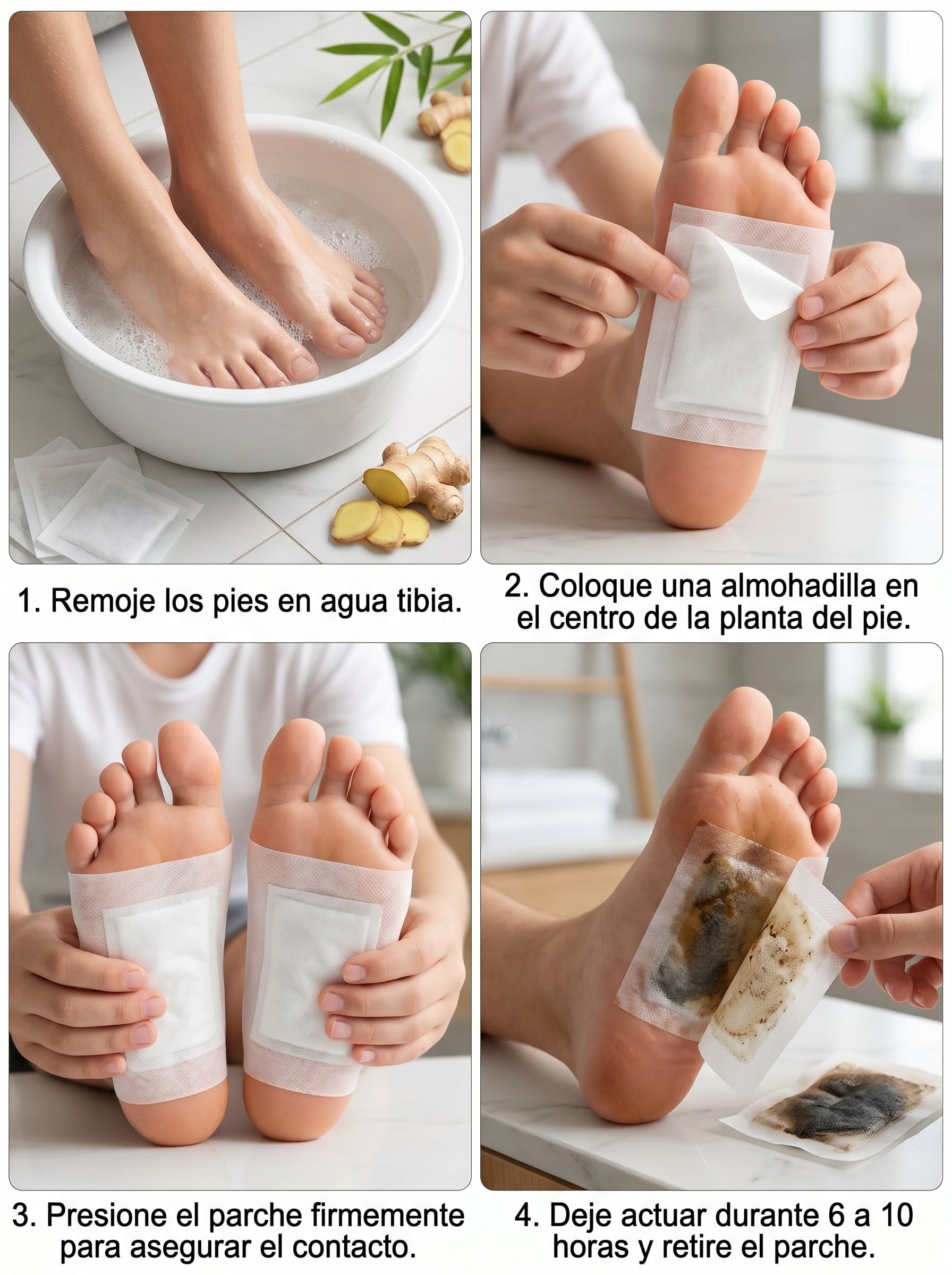 50 Parches Kinoki Desintoxicantes