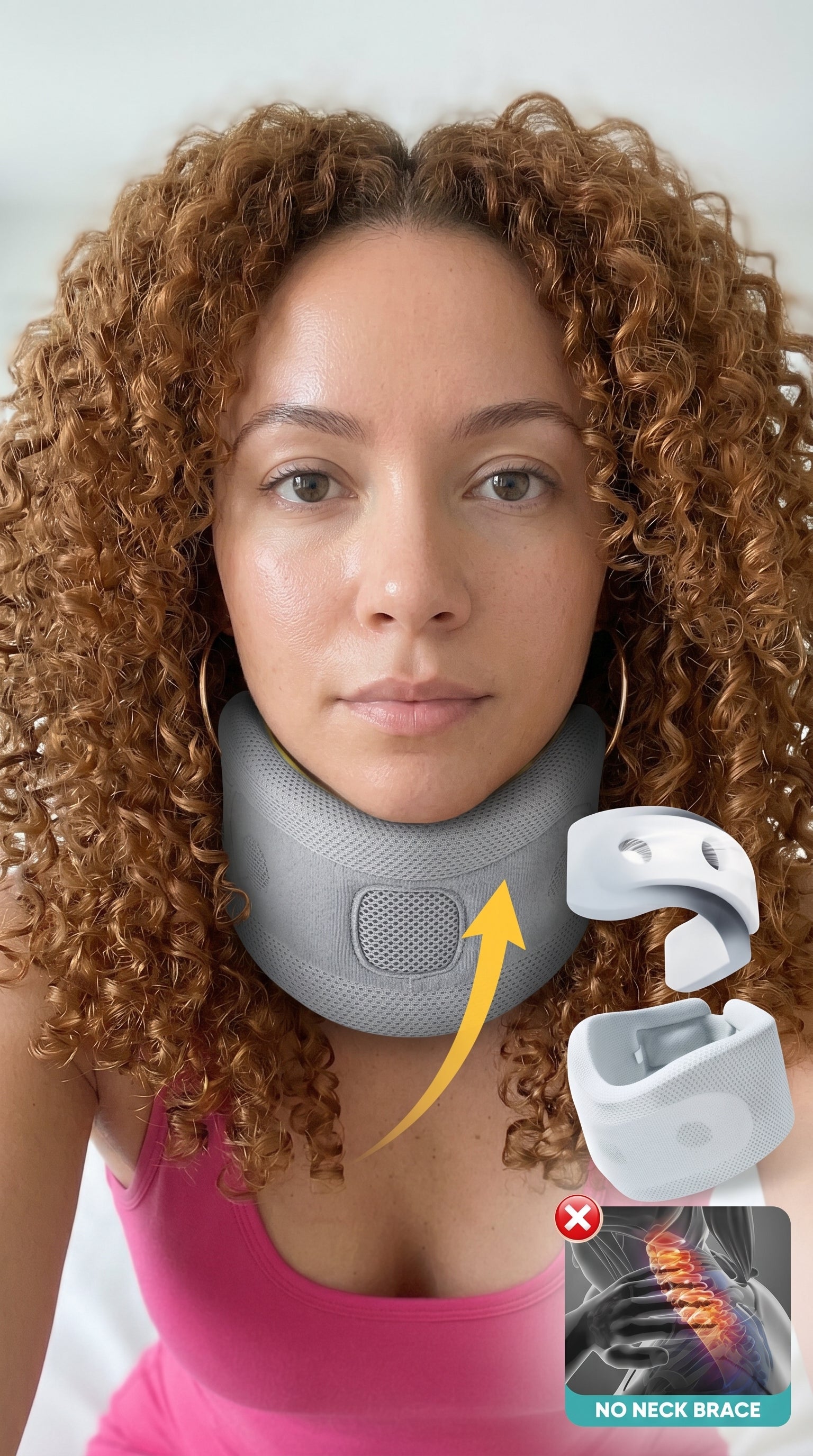 Collarín Cervical Ortopédico Blando Confortable