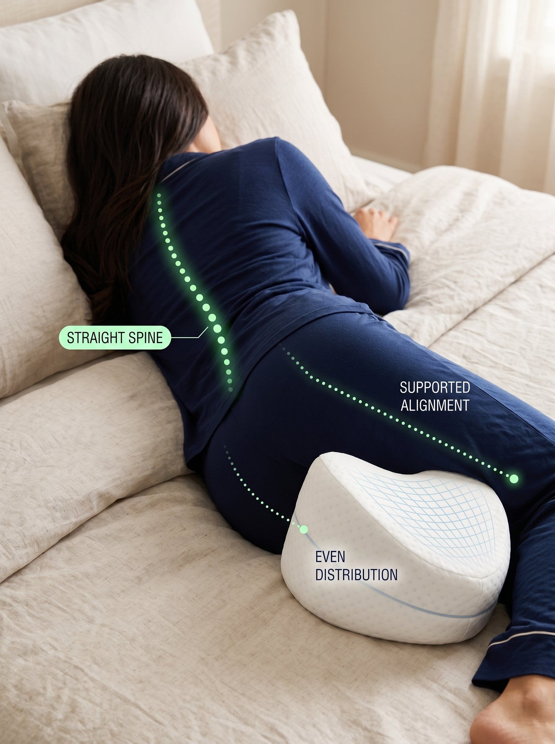 Almohada Elevadora de Piernas