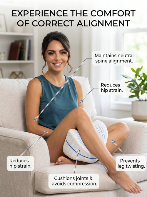 Almohada Elevadora de Piernas