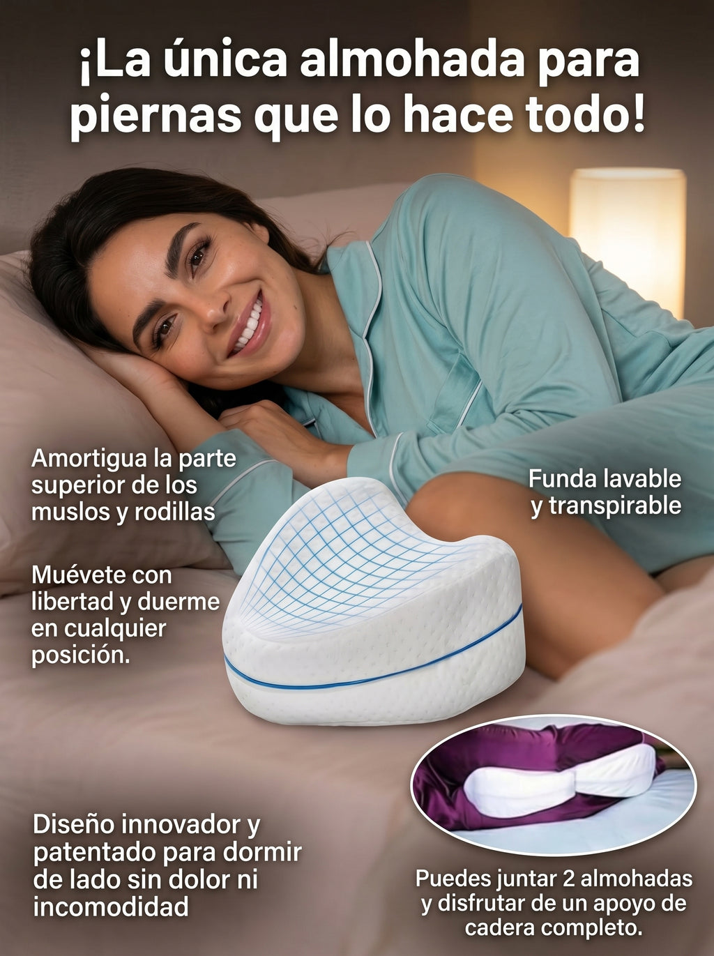 Almohada Elevadora de Piernas