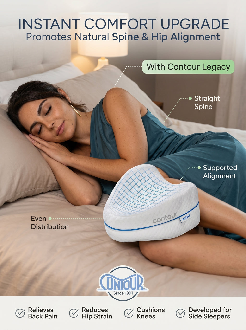 Almohada Elevadora de Piernas