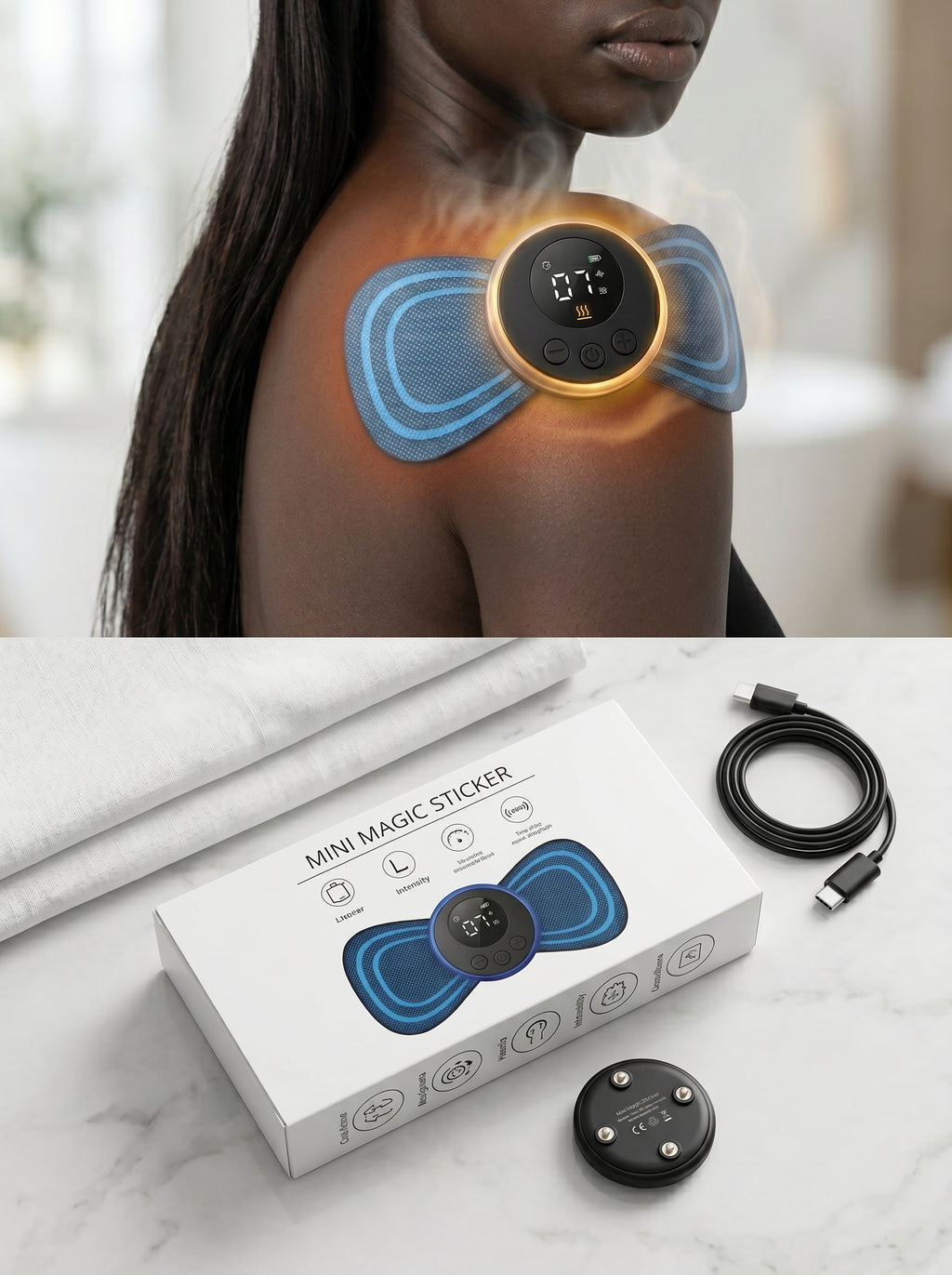Alivix® Masajeador Portátil USB x2