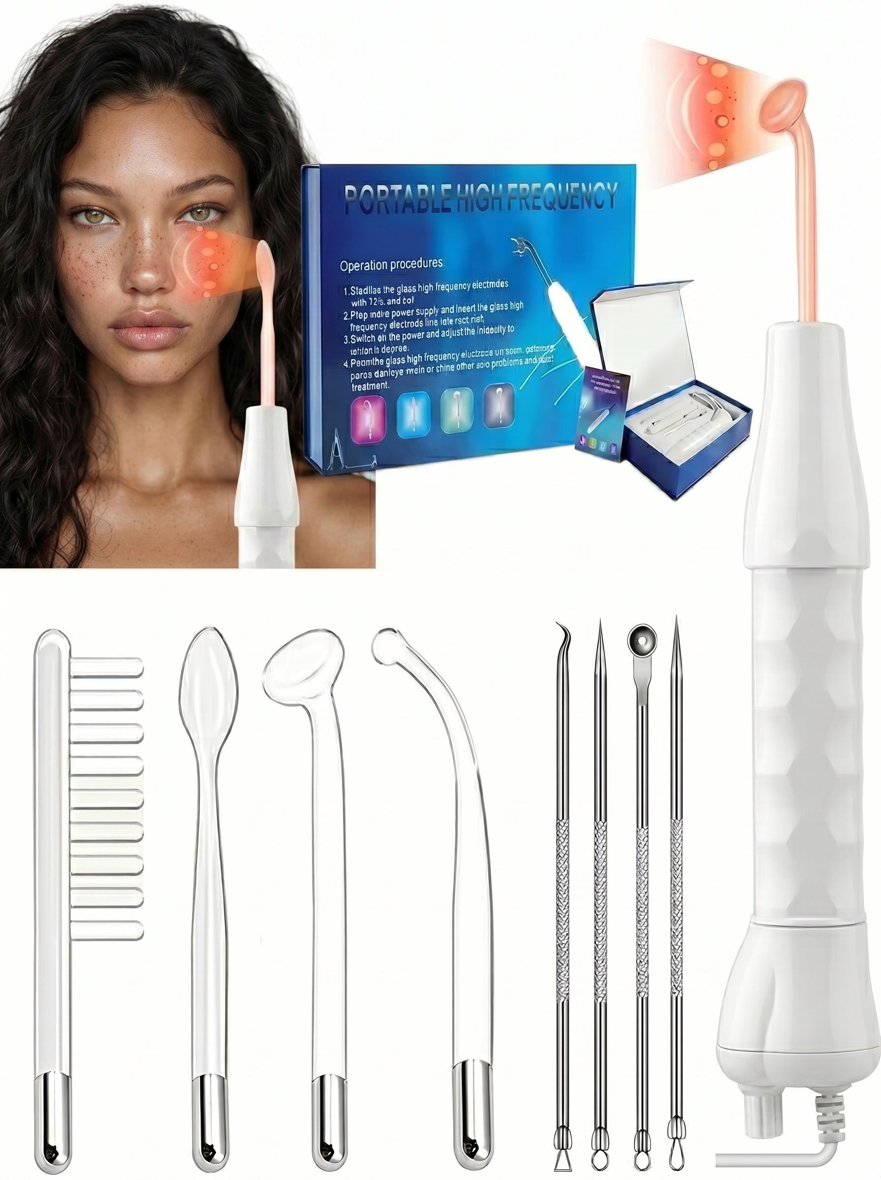 Dispositivo de Alta Frecuencia Facial