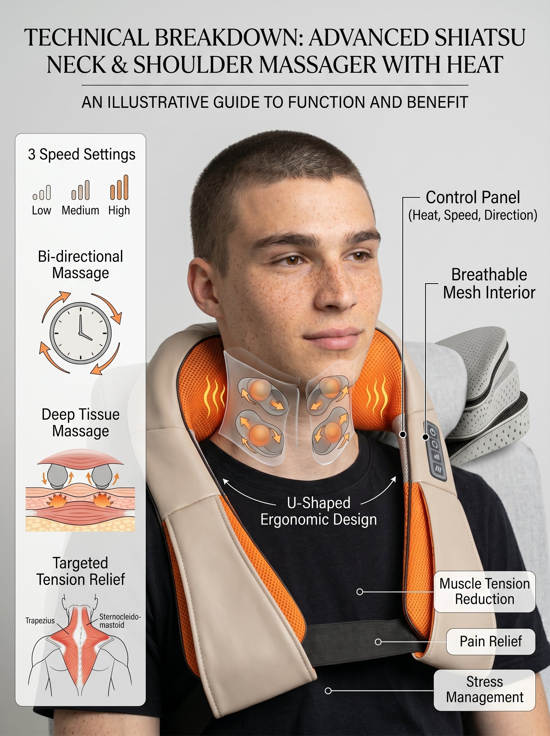 Masajeador Cervical Eléctrico