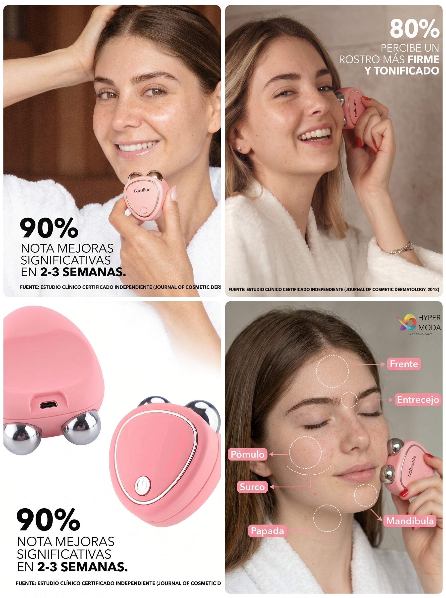 Masajeador Skindion Facial para Rejuvenecimiento