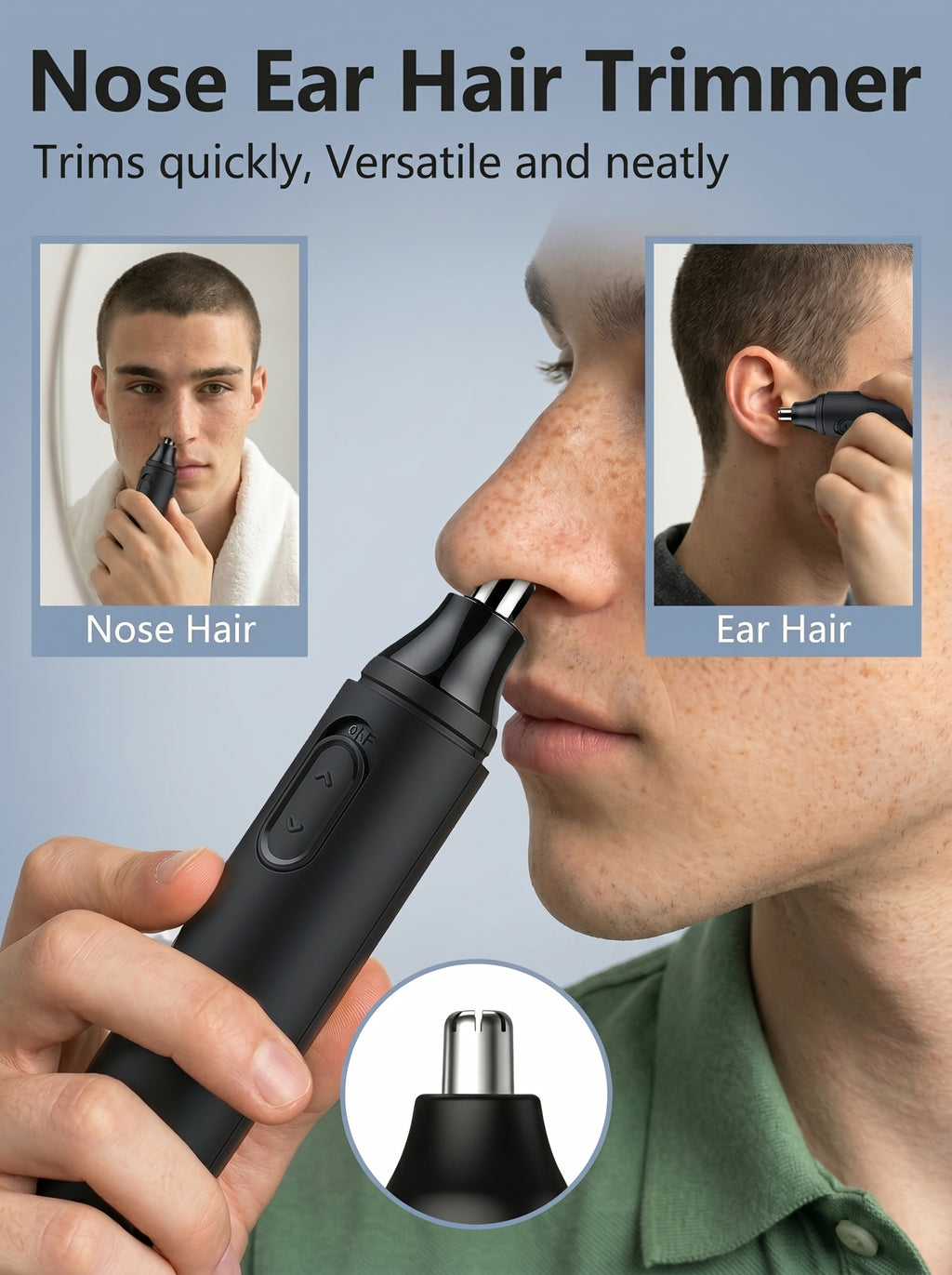 Recortadora de Vello Nasal